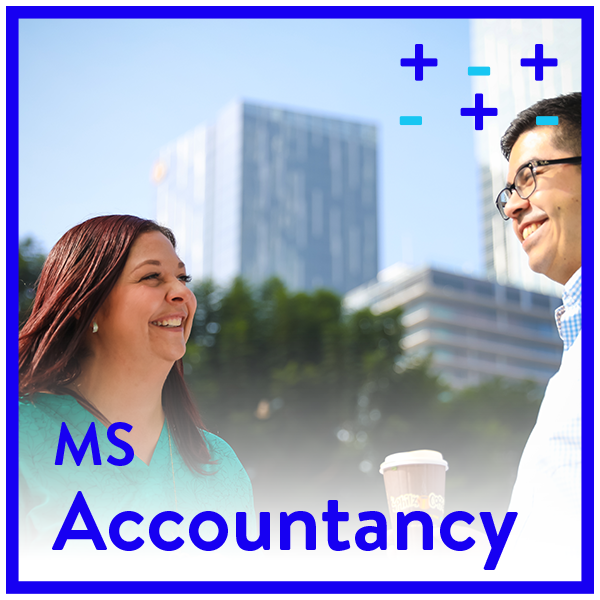 MS Accountancy TEXT MS Accountancy Students Photos and logo 