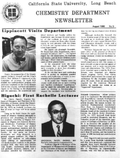 1980 Newsletter