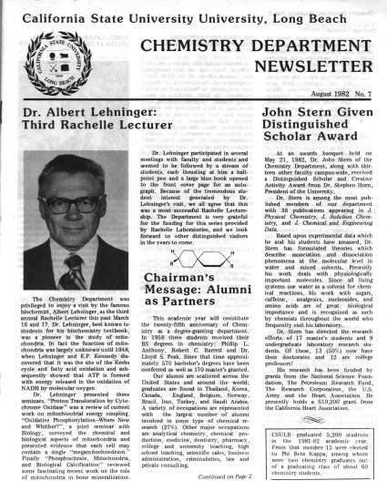 1982 Newsletter