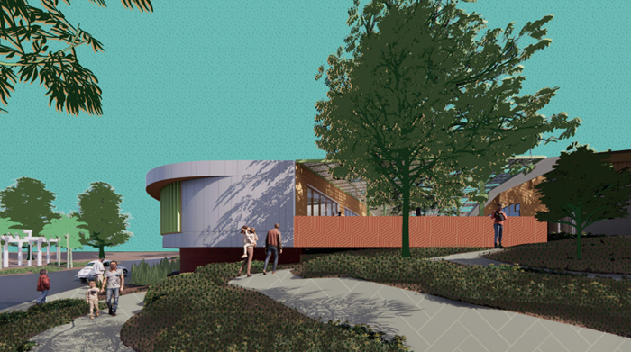 Computer rendering for the FCS Childcare Project