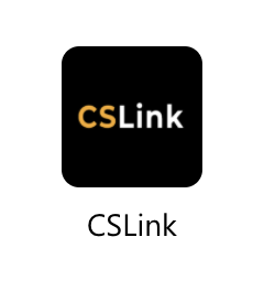 Screenshot of the CSLink app