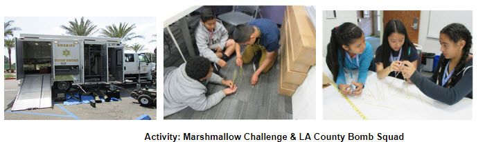  Marshmallow Challenge & LA County Bomb Squad
