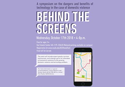 Behind the Screens flyer