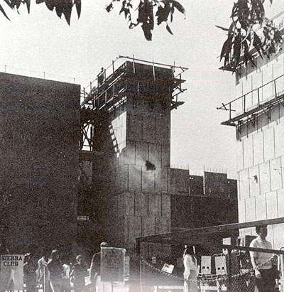 Construction on the new Psychology Building, 1970