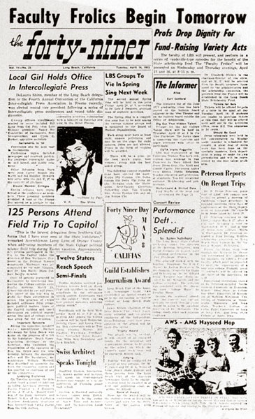 early version of the daily forty-niner newspaper