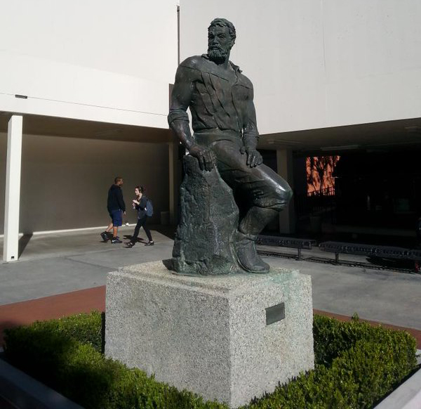 Prospector Pete Statue on CSULB Campus