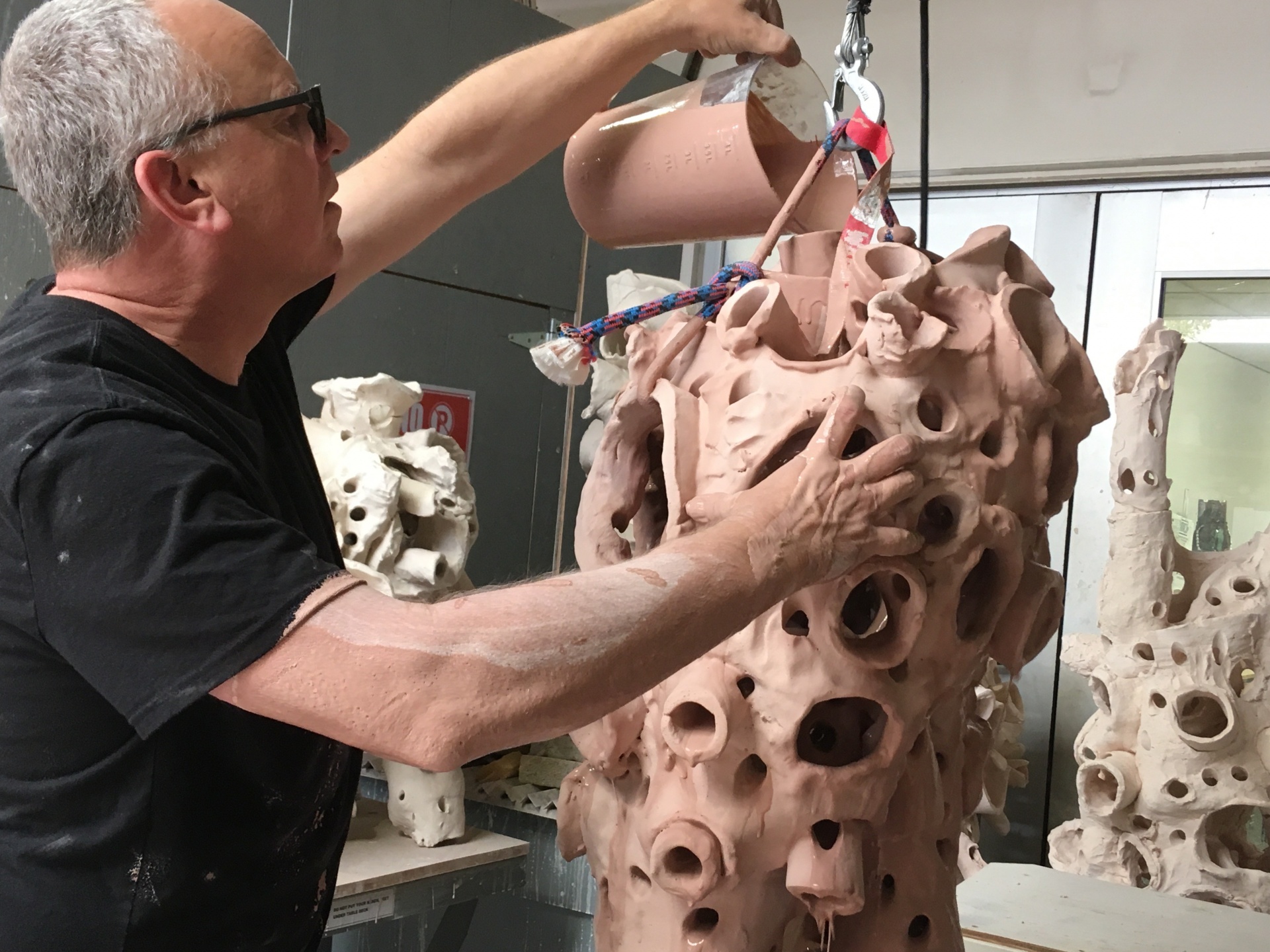 Creating the sculpture form