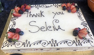 Thank you cake for Selena