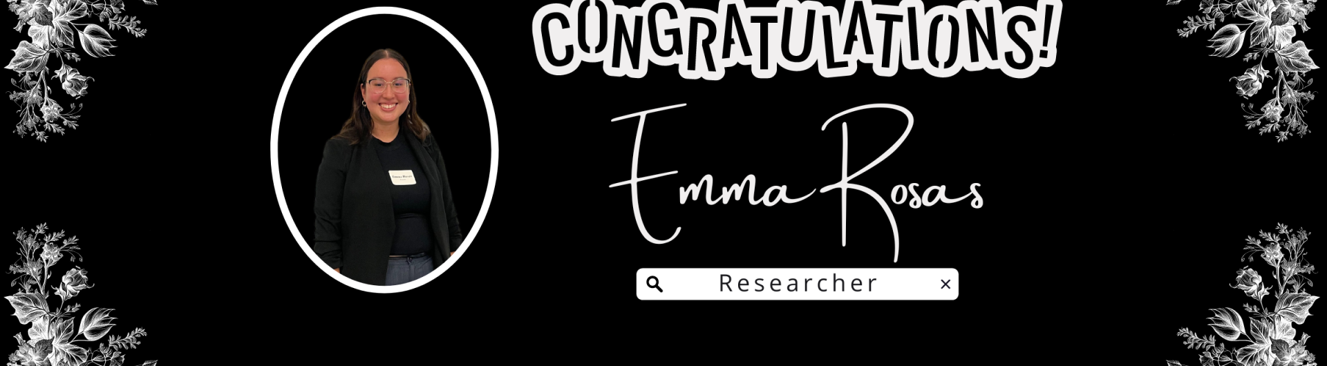 Emma Rosas Congratulations - Banner