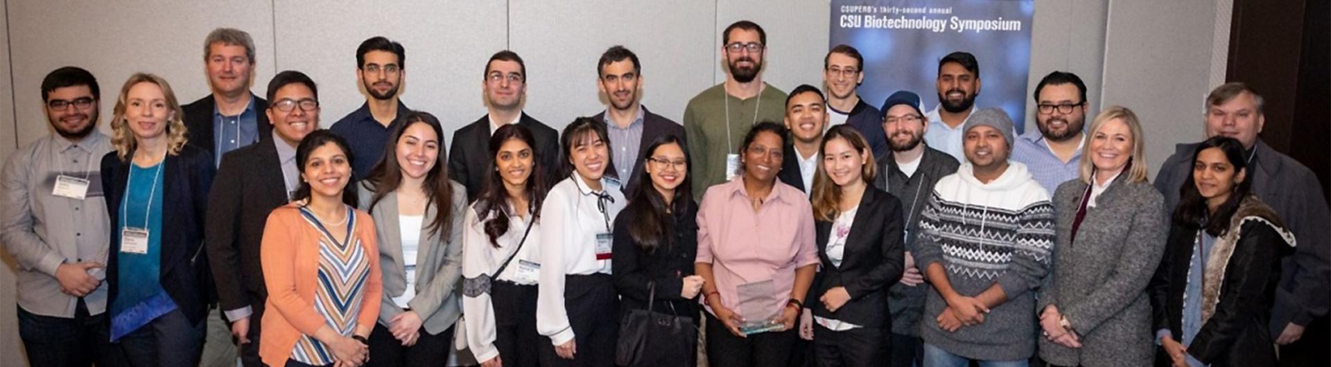 Chemistry and biochemistry students and faculty at CSUPERB 2020