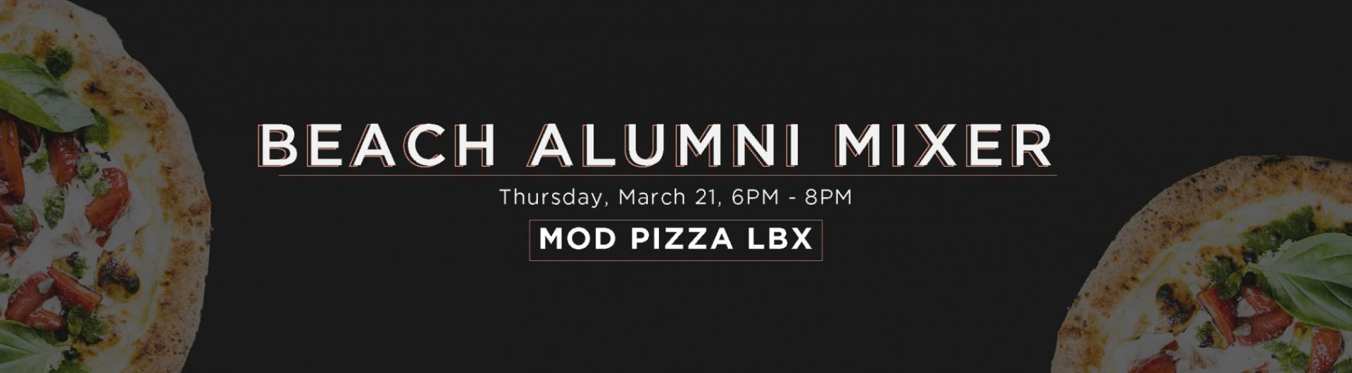 Beach Alumni Mixer at MOD Pizza
