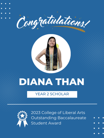 Diana Than - Outstanding Student Award - Thumbnail