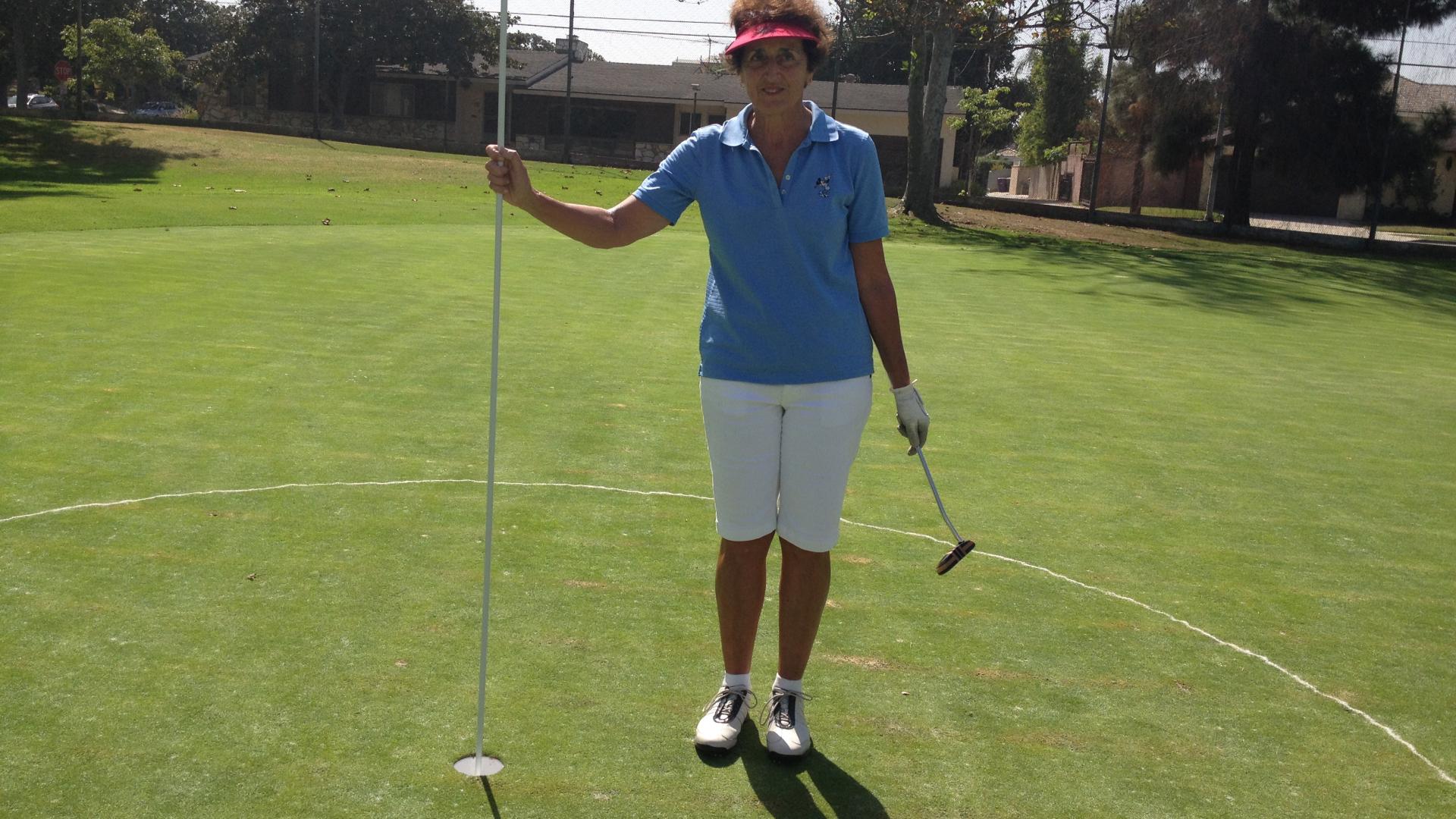 Joyce playing golf