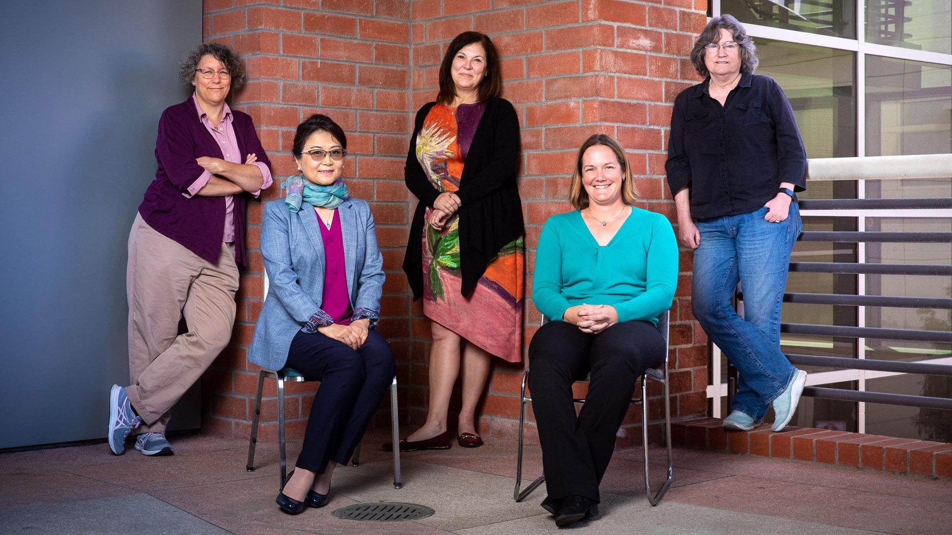 Five CNSM women chairs 