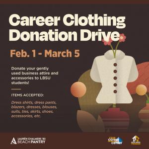 Career Clothing Drive 