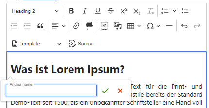 Lorem Ipsum text in German