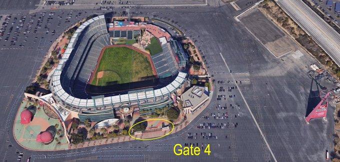 Angel Stadium Grad Check in Gate 4 photo
