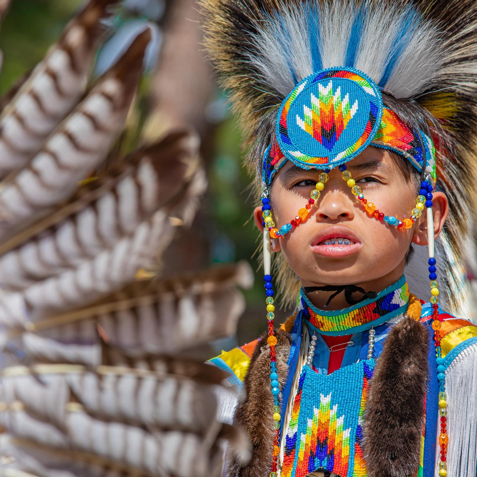 Child at the Pow Wow 2024