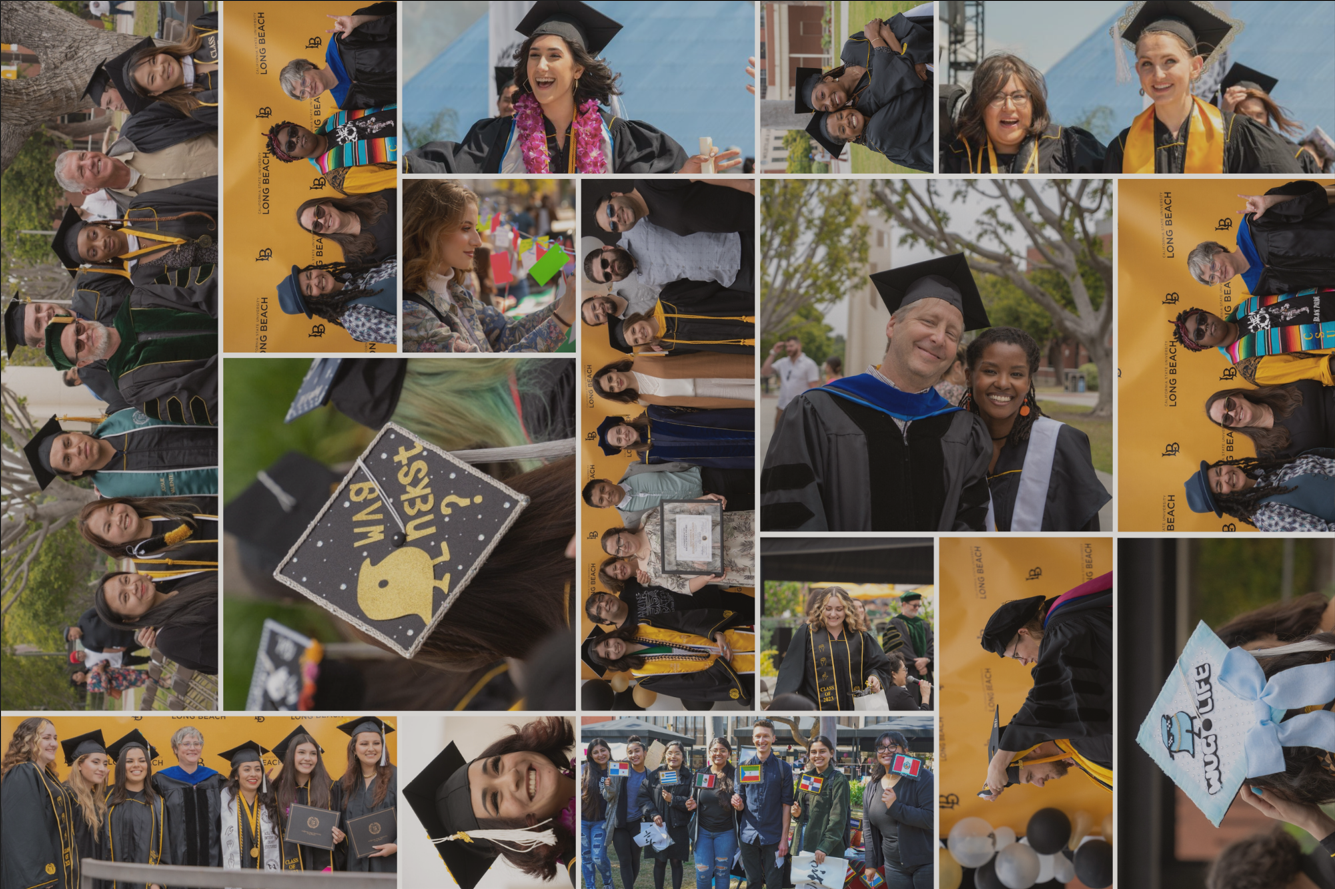 Collage of Ling/ASLD Ggaduation pictures