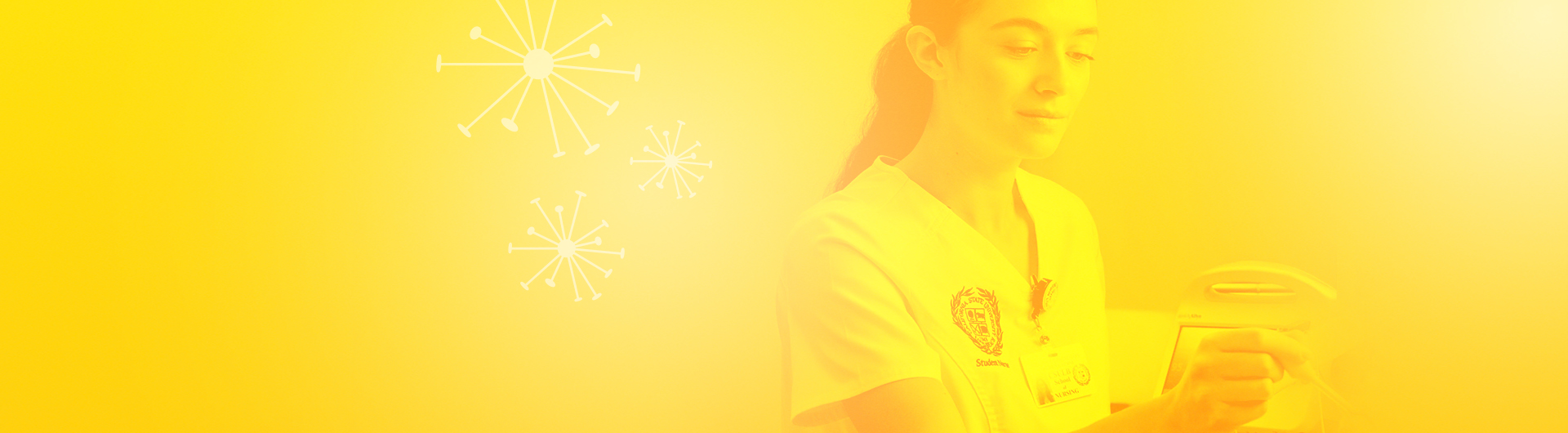 Nursing student banner