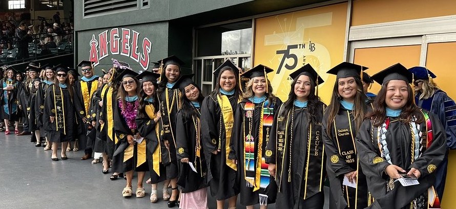 Graduates at Angel Stadium