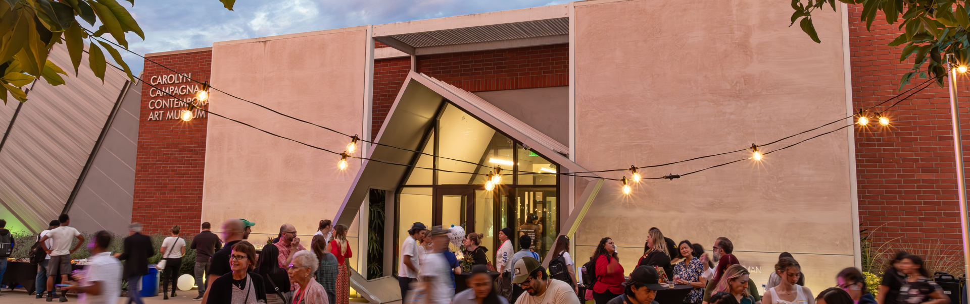 Museum outdoor celebration