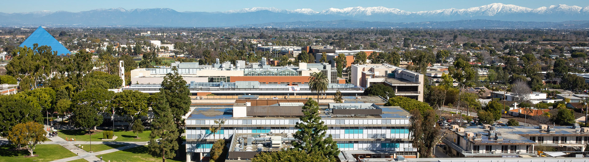 aerial campus view