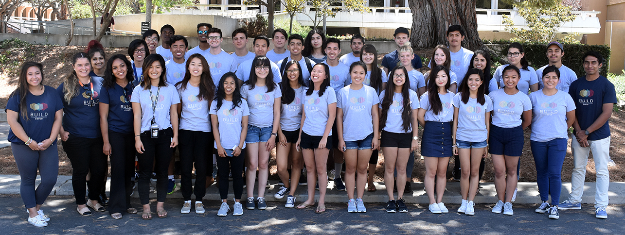 Group shot of CSULB BUILD Associates at UCI