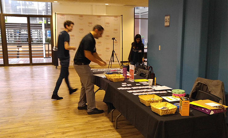 Setting up for the 2017 Annual Symposium