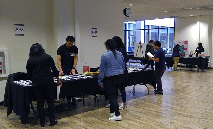 Setting up for the 2017 Annual Symposium