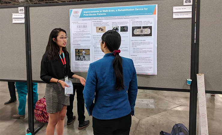 Year One Scholar Do (Diane) Kim presenting at SACNAS 2017.