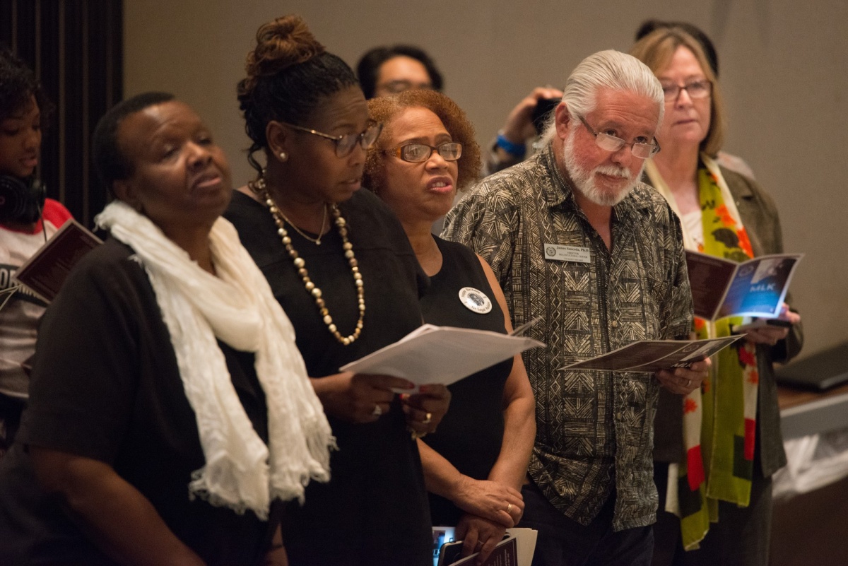 Attendees at the MLK Jr. celebration.