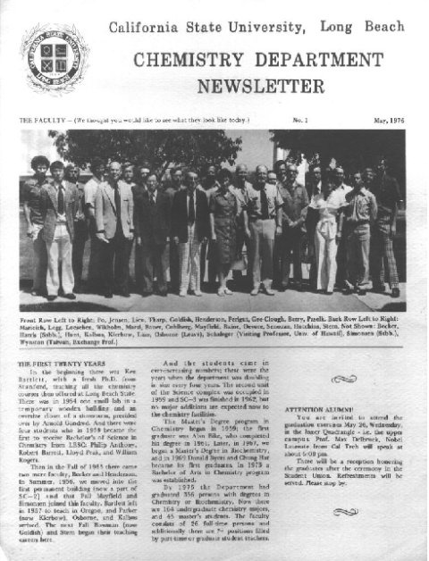 1976 Newsletter