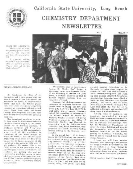 1977 Newsletter