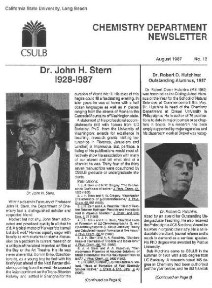 1987 Newsletter