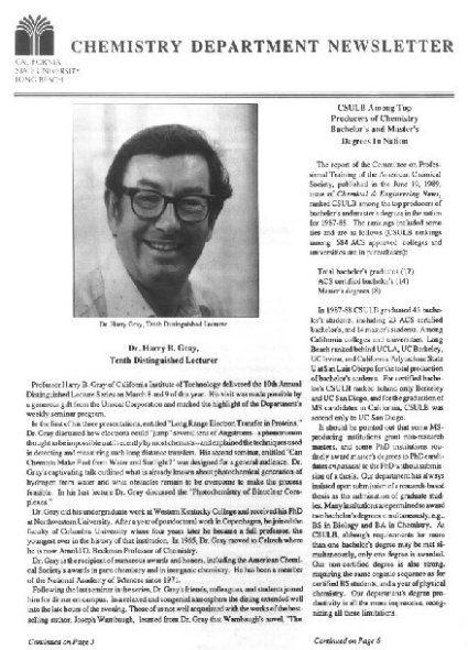 1989 Newsletter