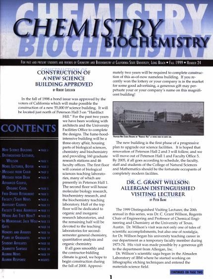 1999 Newsletter