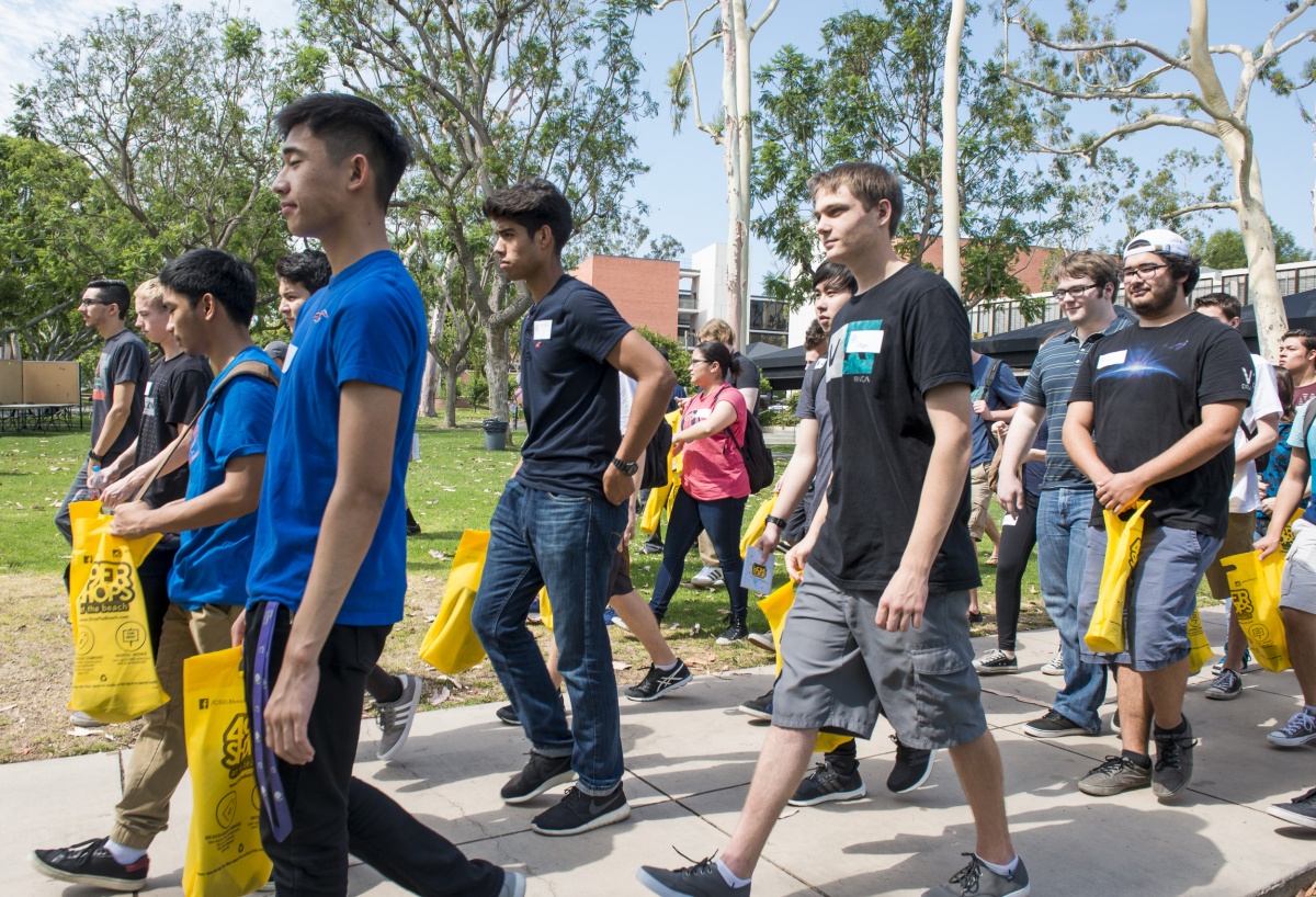 SOAR students travel across campus