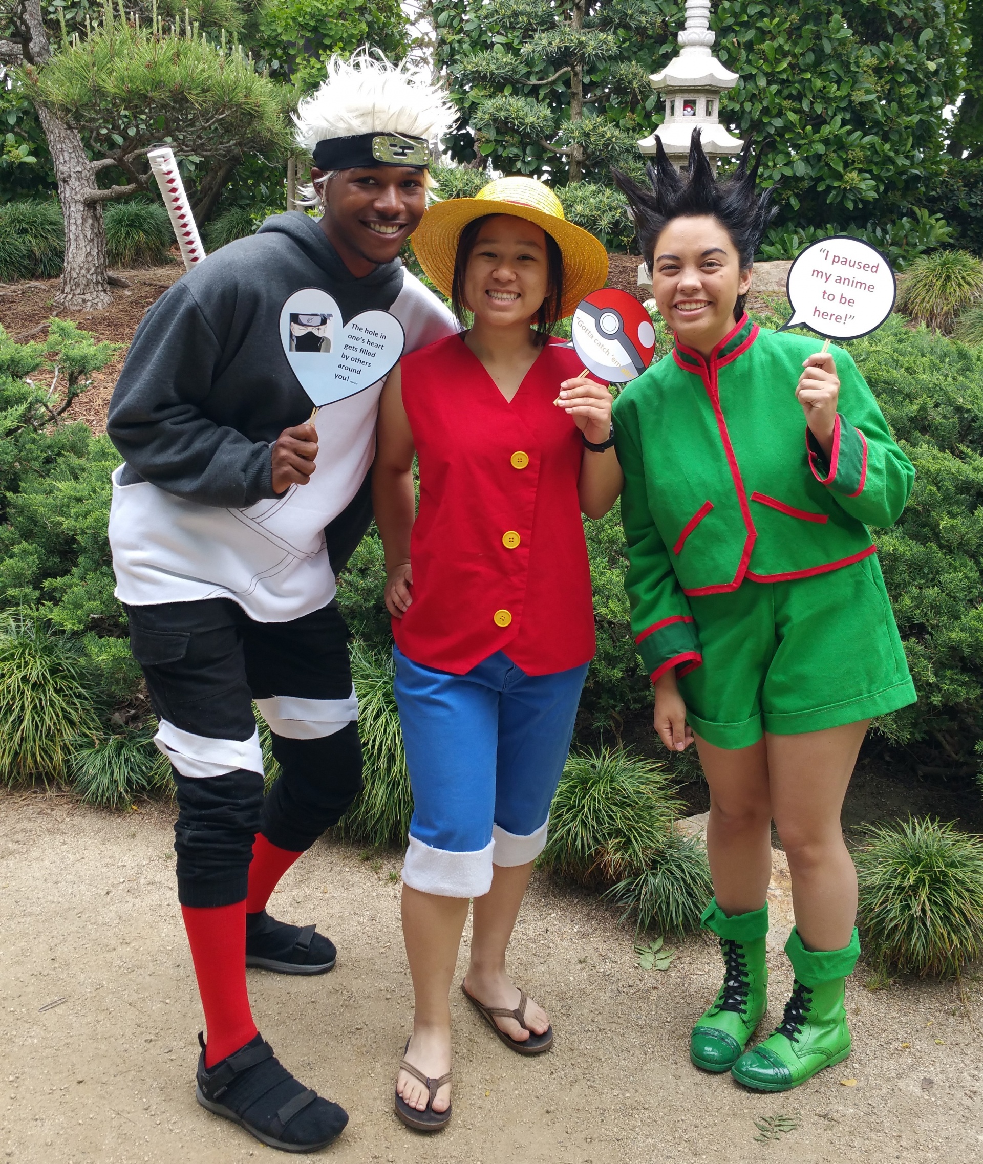 Docents in cosplay during our Anime Event