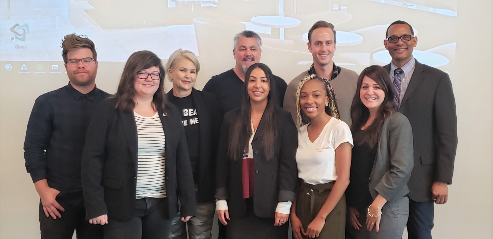 2019 DLBA Entrepreneurship Education Series winners and judg