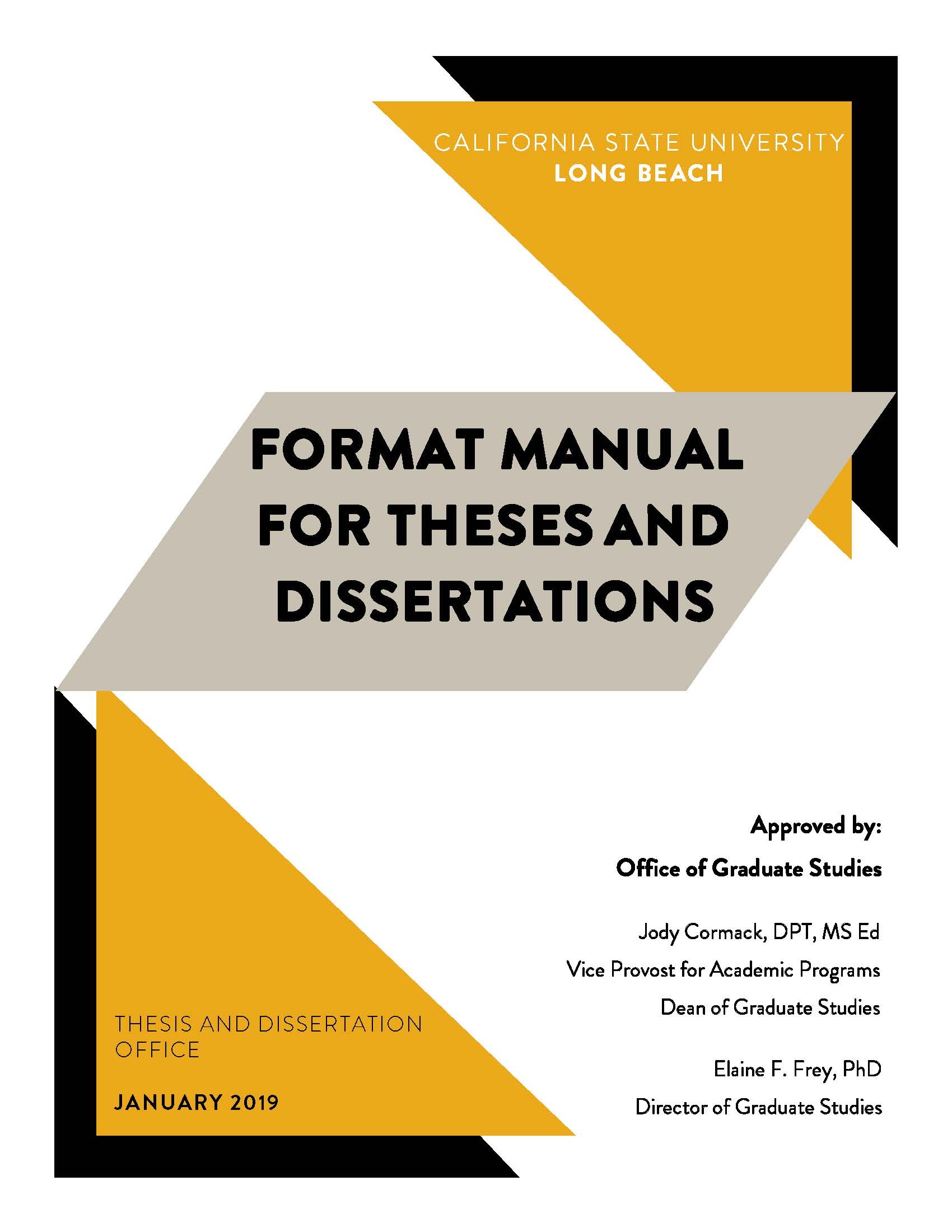 CSULB Format Manual