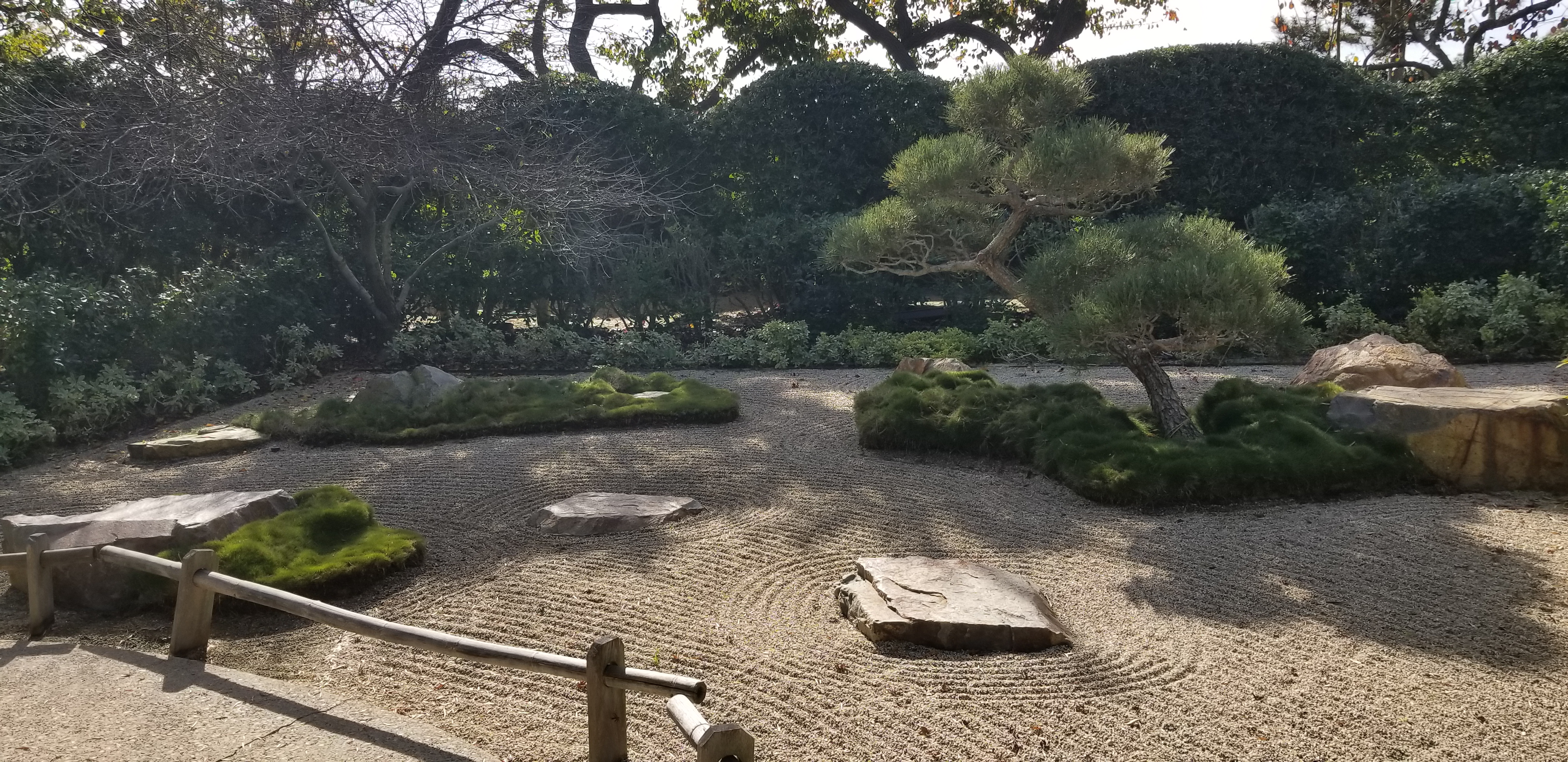 PHoto of the zen garden