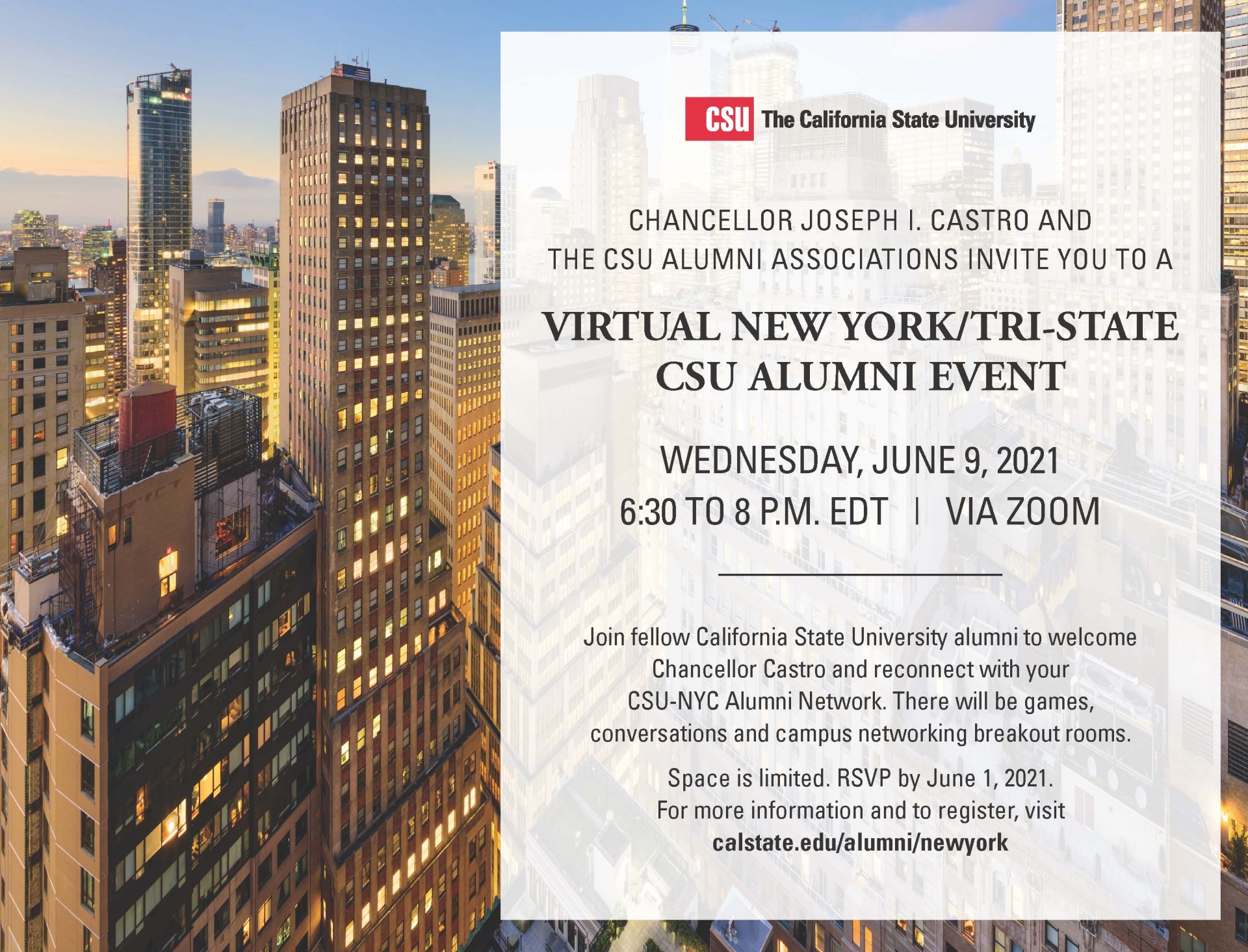 2021_ny_alumni_reception_invitation.jpg CSU New York/ Tri-State Alumni Virtual Event
