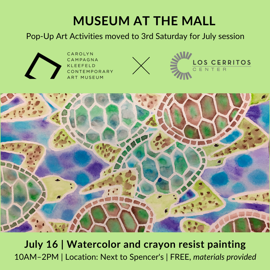 museum at the mall - pop-up art activities at los cerritos center