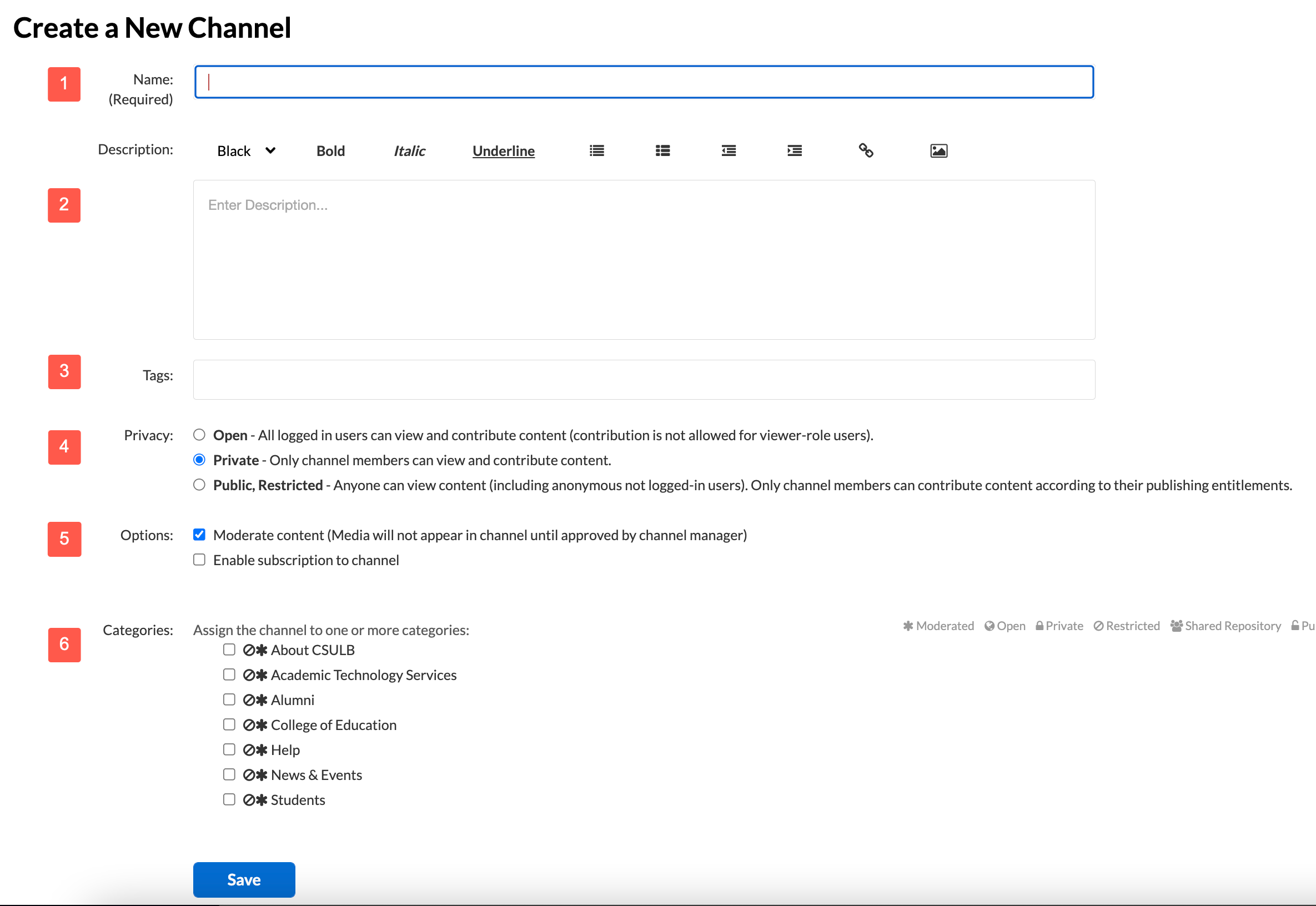 Create Channel 3