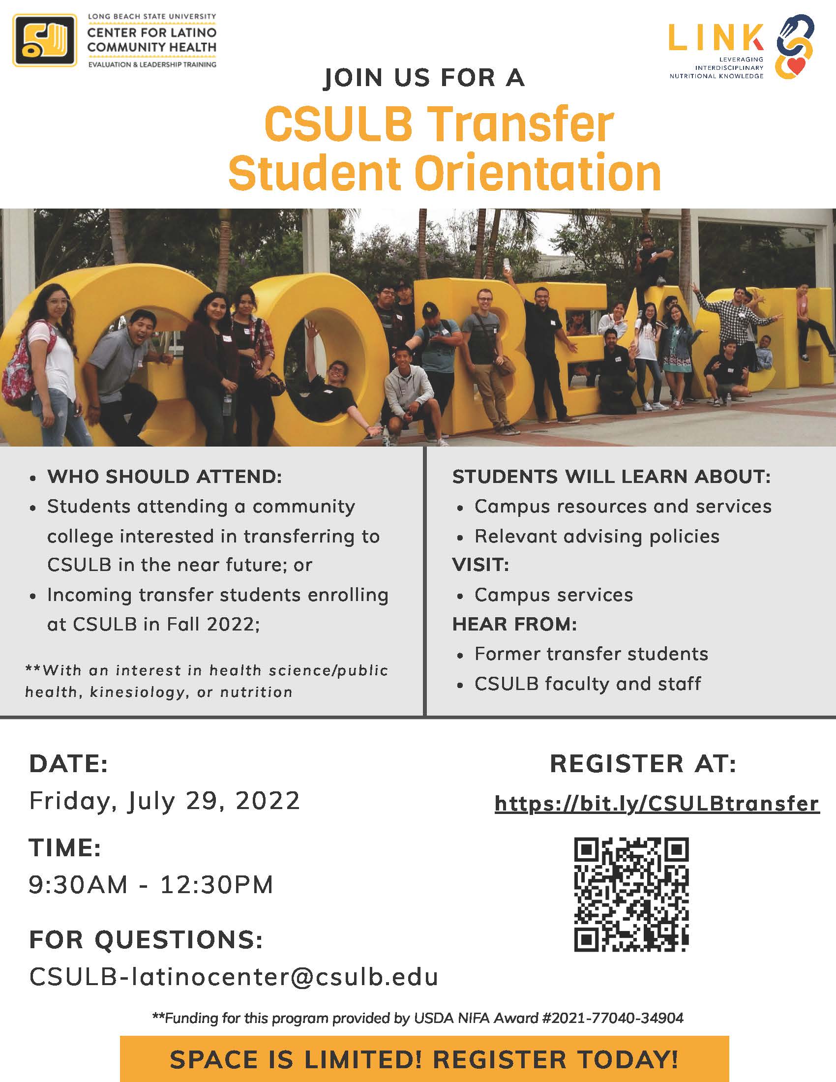 CSULB Link Transfer Orientation CSULB_Link_Transfer_Orientation