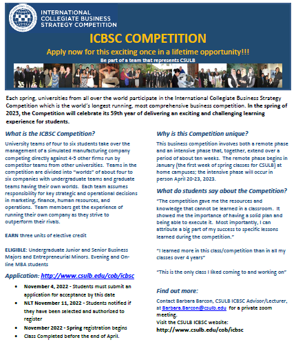Mini size Flyer for ICBSC Application use the PDF link