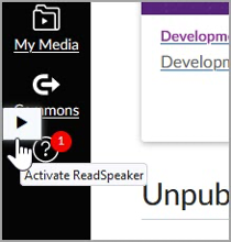 readspeaker activation button