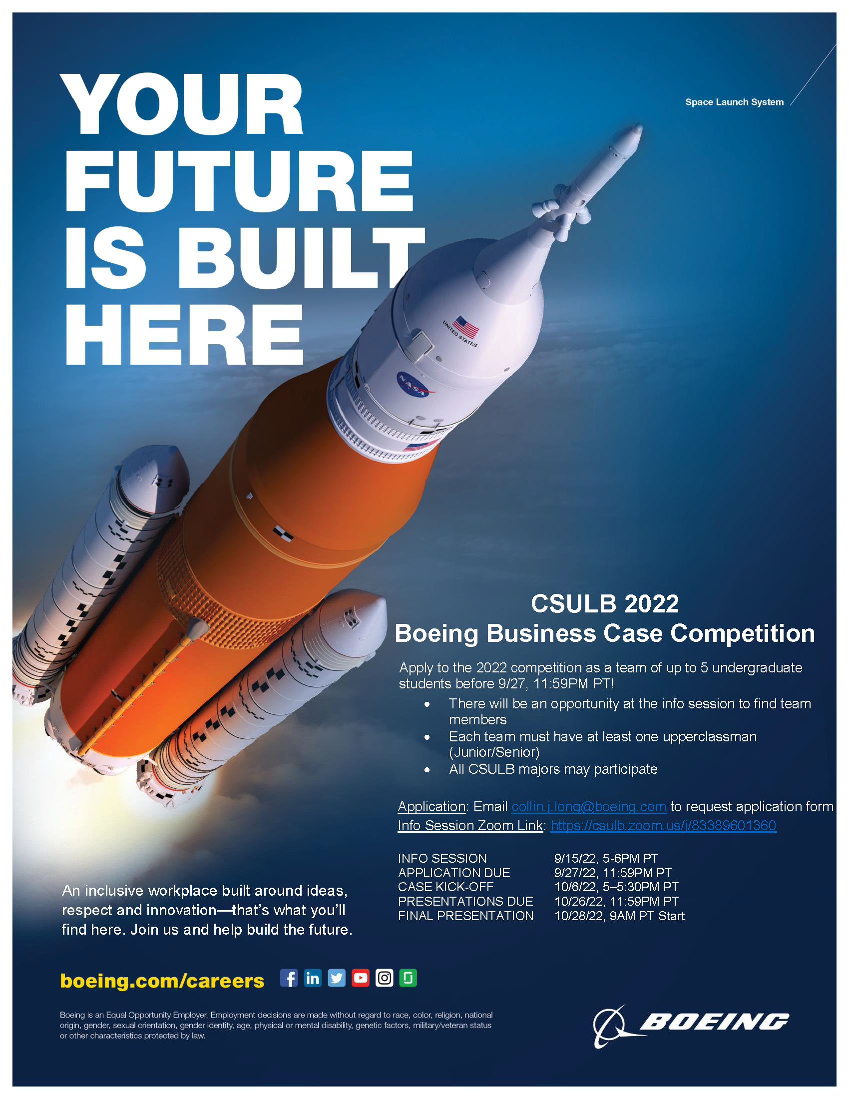 2022 Boeing Case Competition Flyer