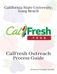 CalFresh Resource Guide Cover Page